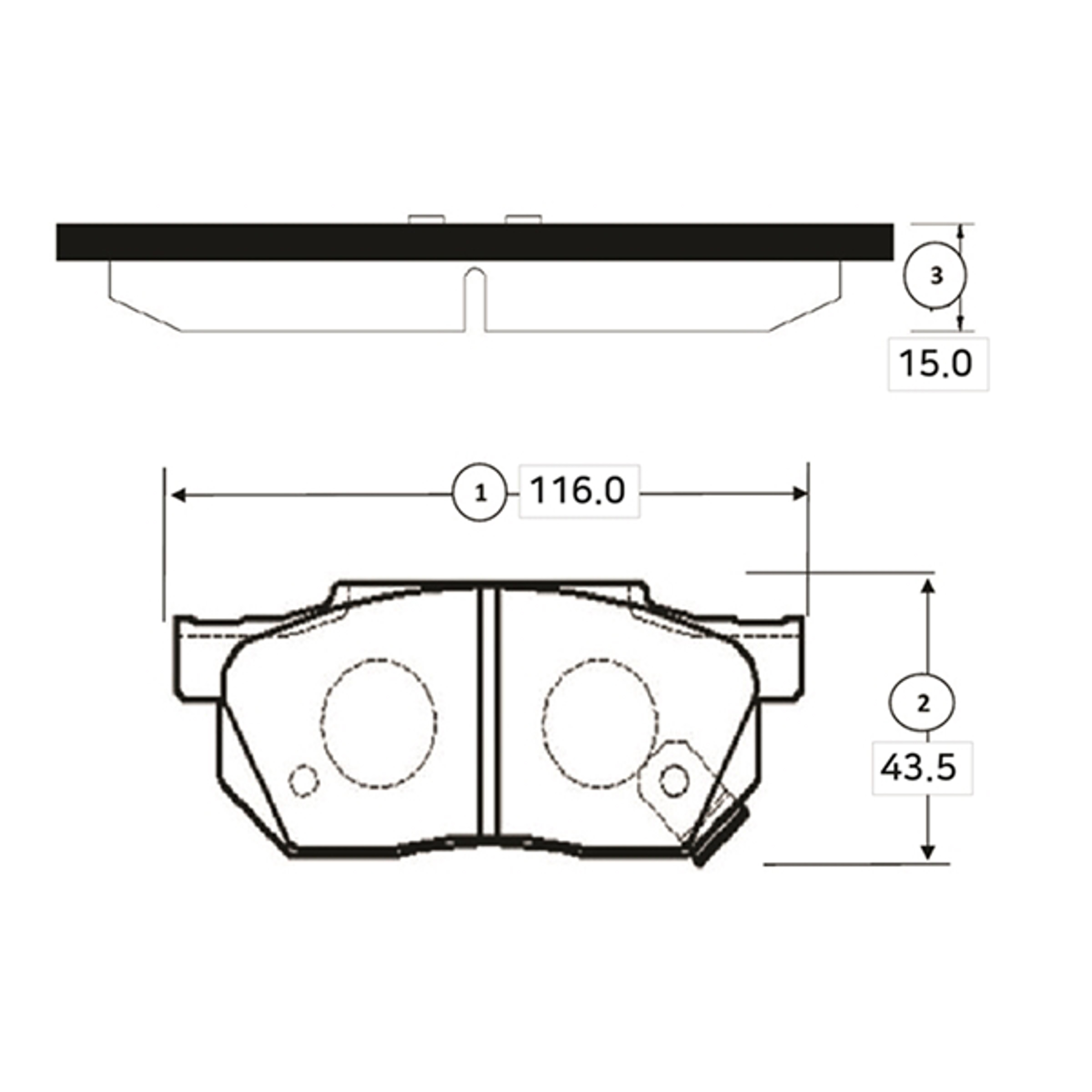 GK0359 CTR BRAKE PAD