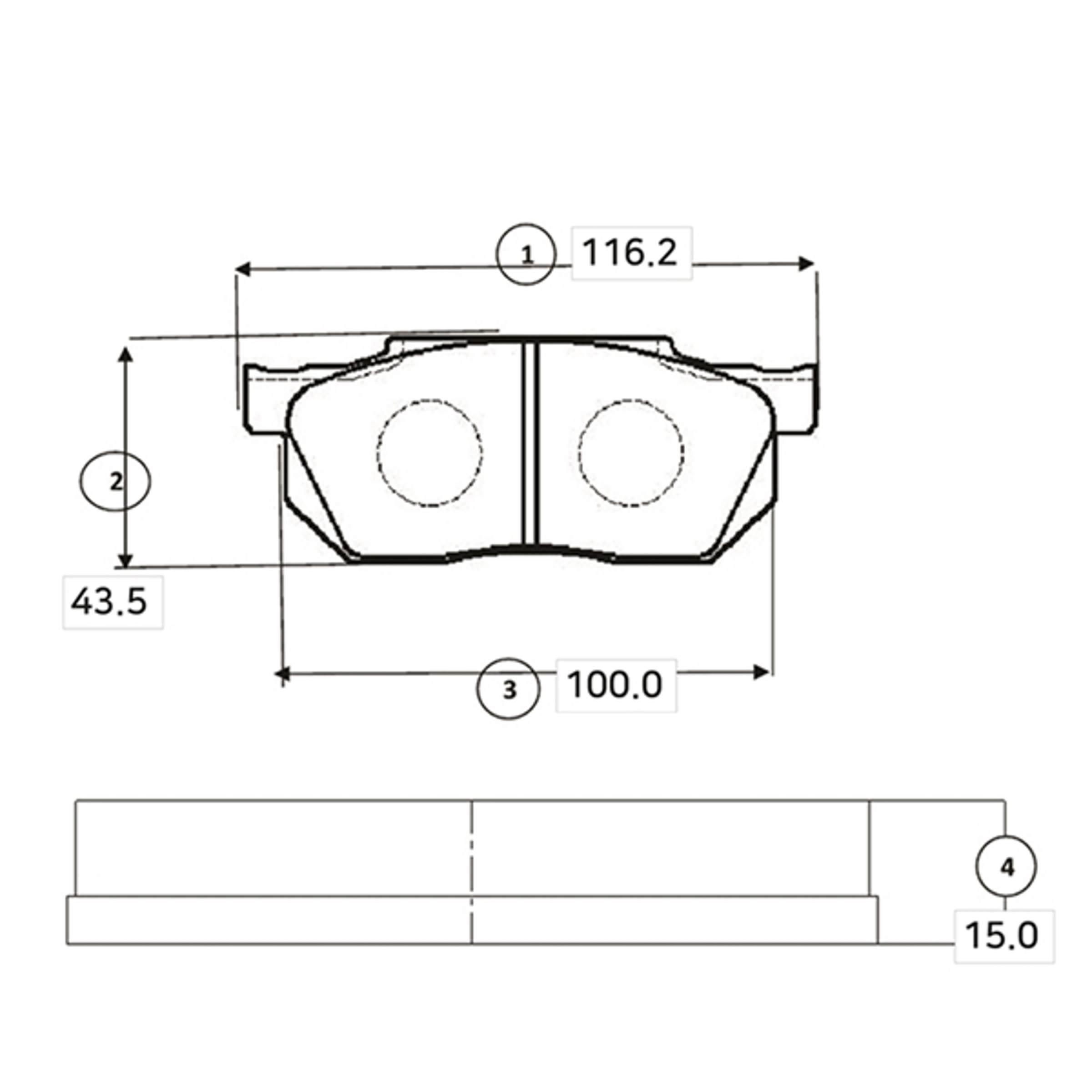 GK0367 CTR BRAKE PAD