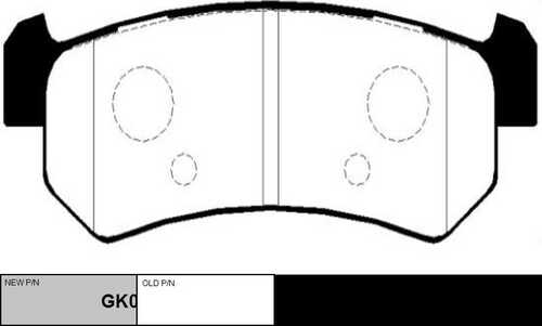 GK0442 CTR BRAKE PAD