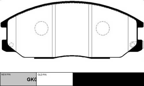 GK0469 CTR BRAKE PAD