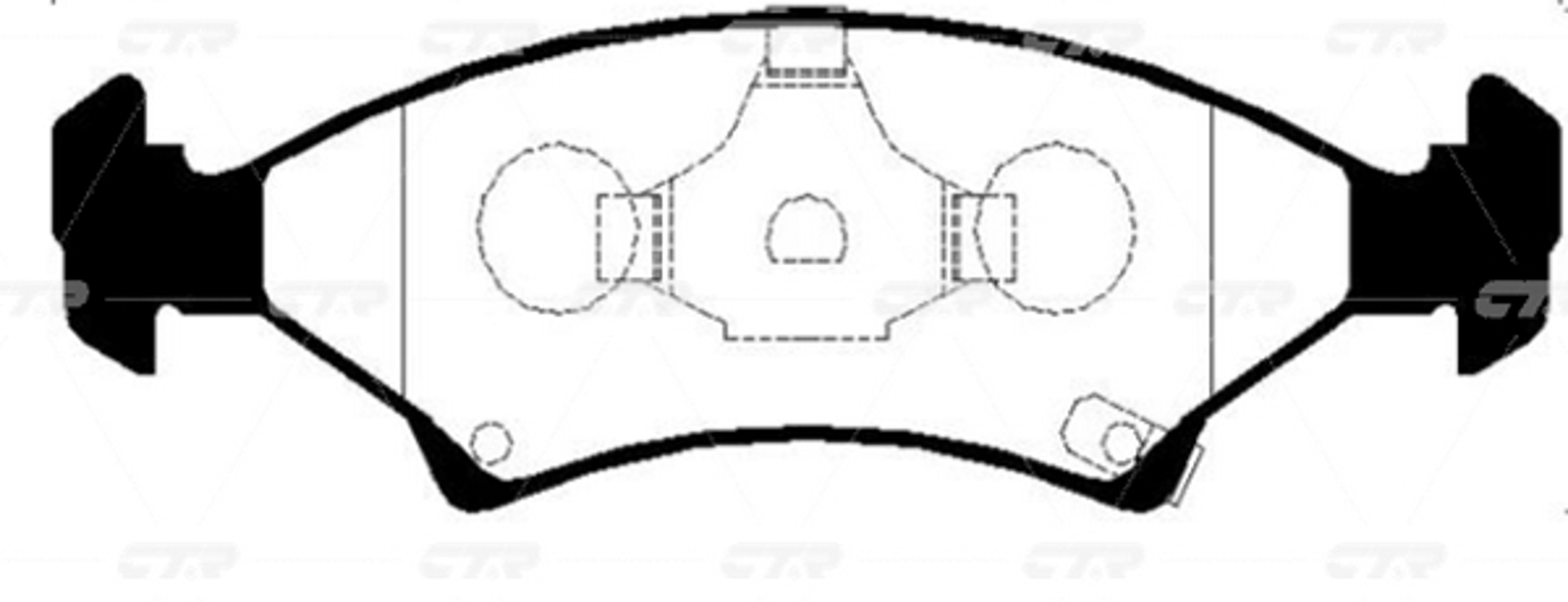 GK0510N CTR BRAKE PAD