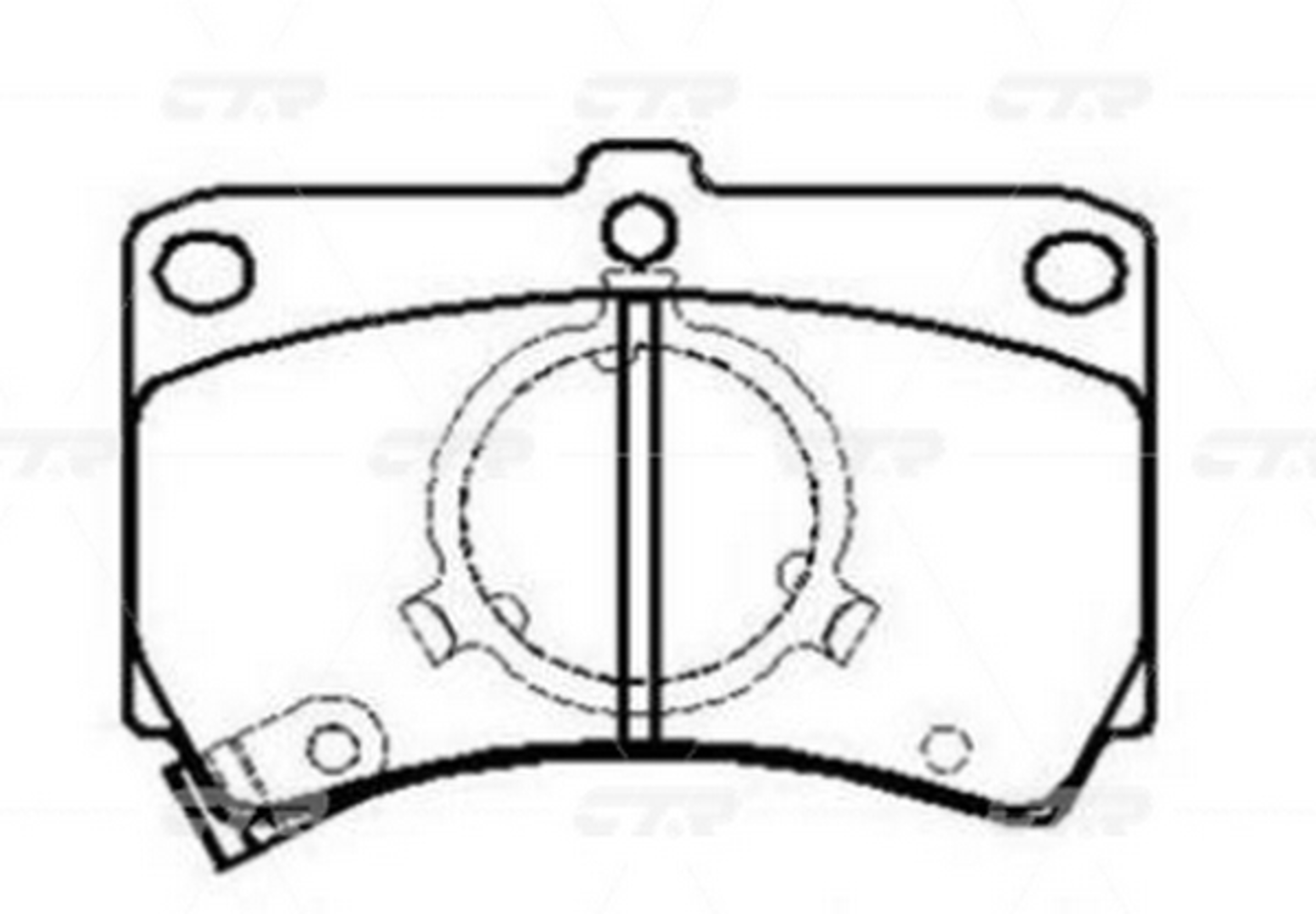 GK0663 CTR BRAKE PAD