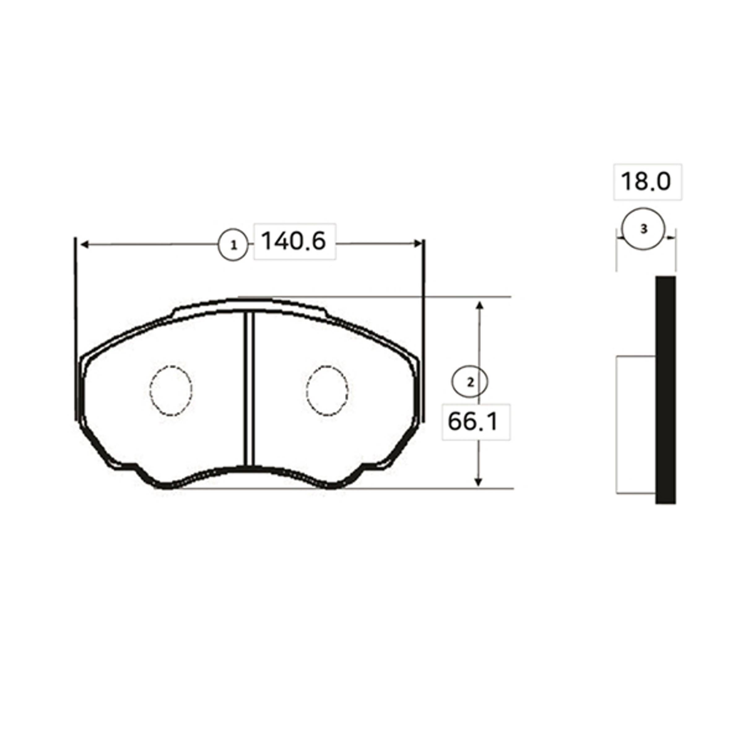 GK0892 CTR BRAKE PAD