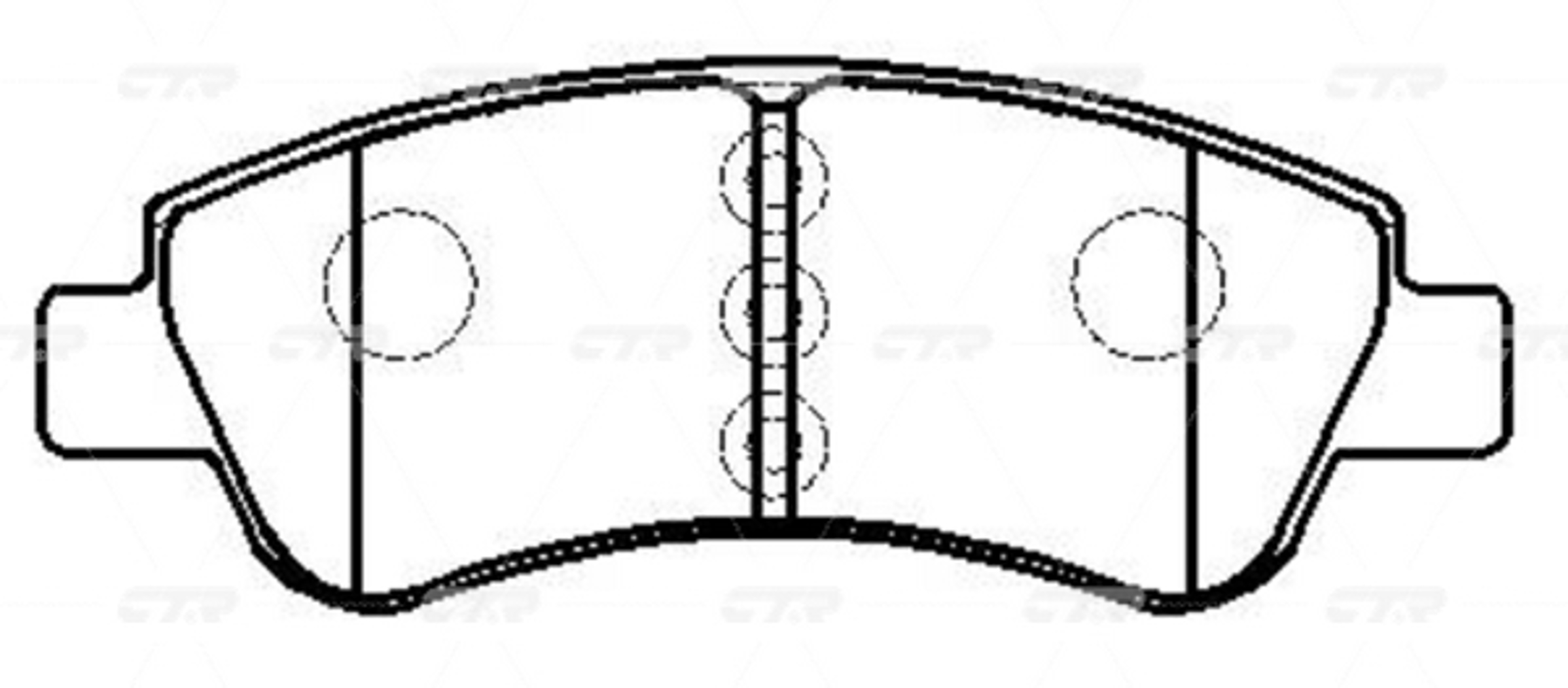 GK0894 CTR BRAKE PAD