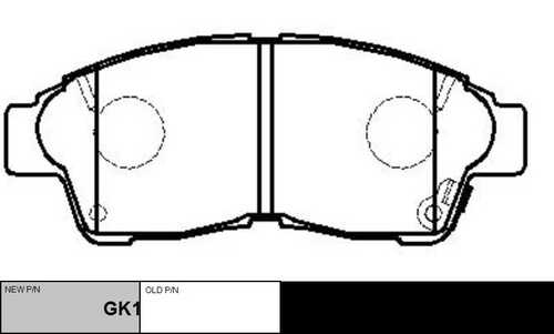 GK1015 CTR BRAKE PAD