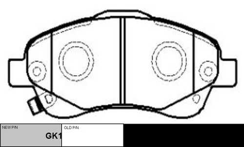 GK1167 CTR BRAKE PAD