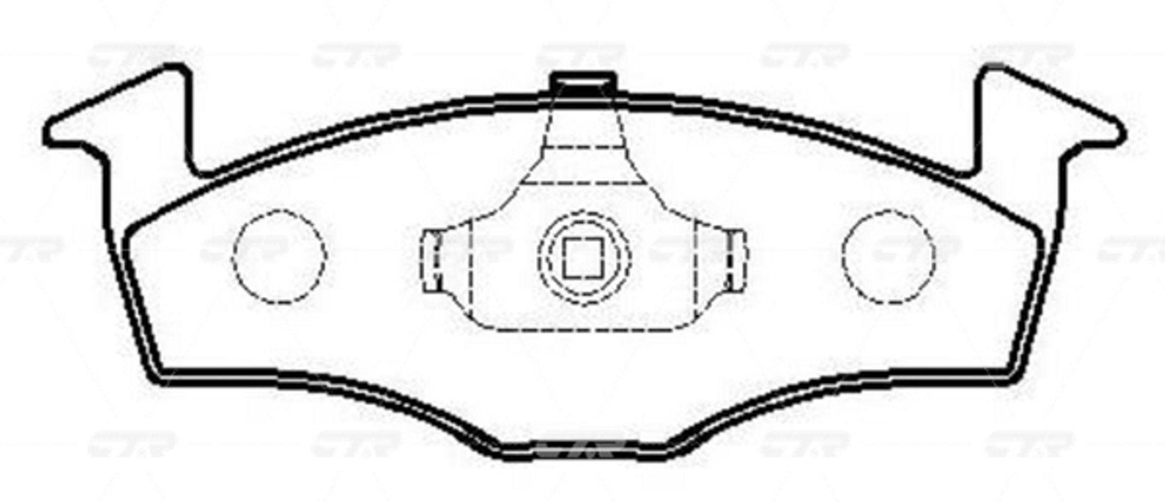 GK1248 CTR BRAKE PAD