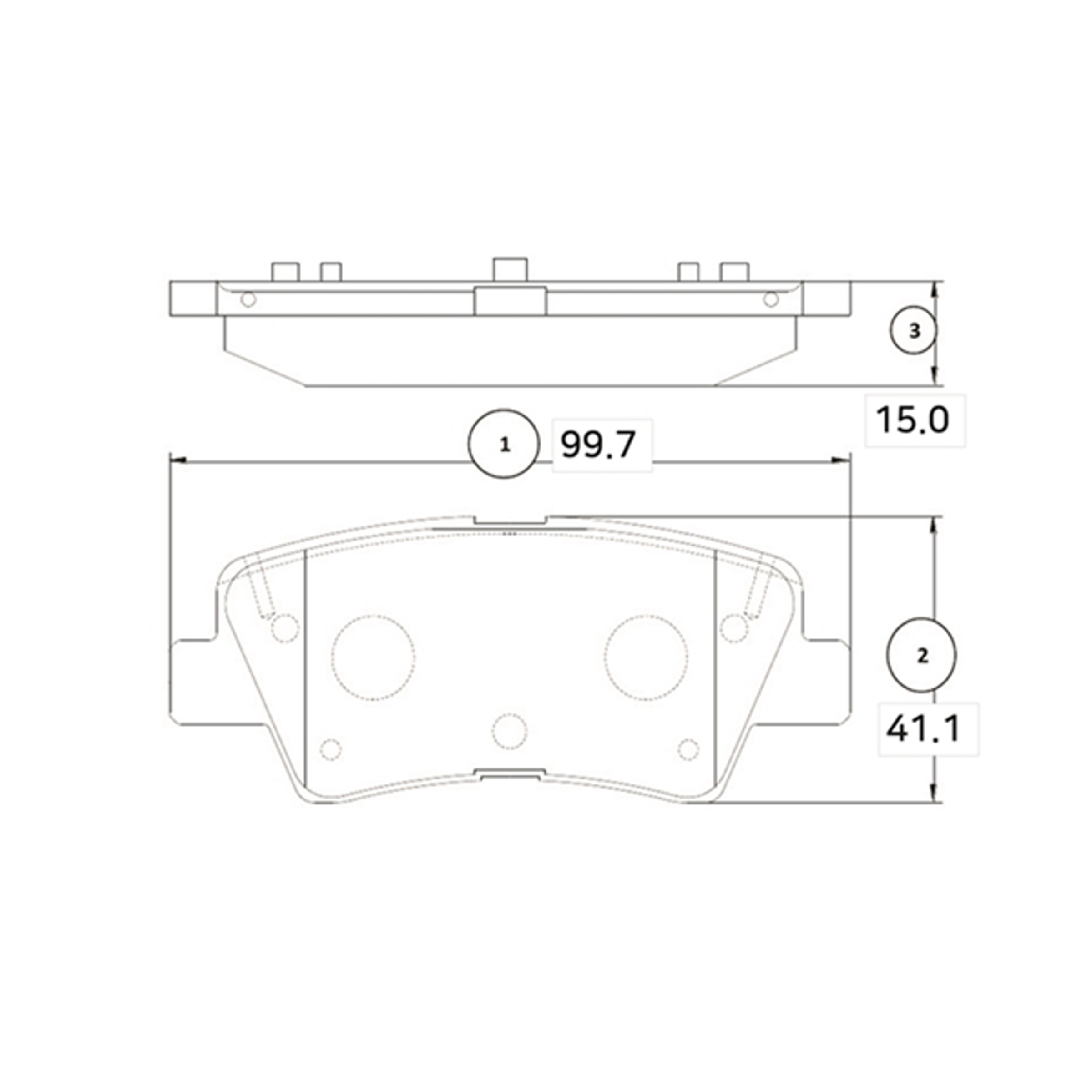 GK1372 CTR BRAKE PAD