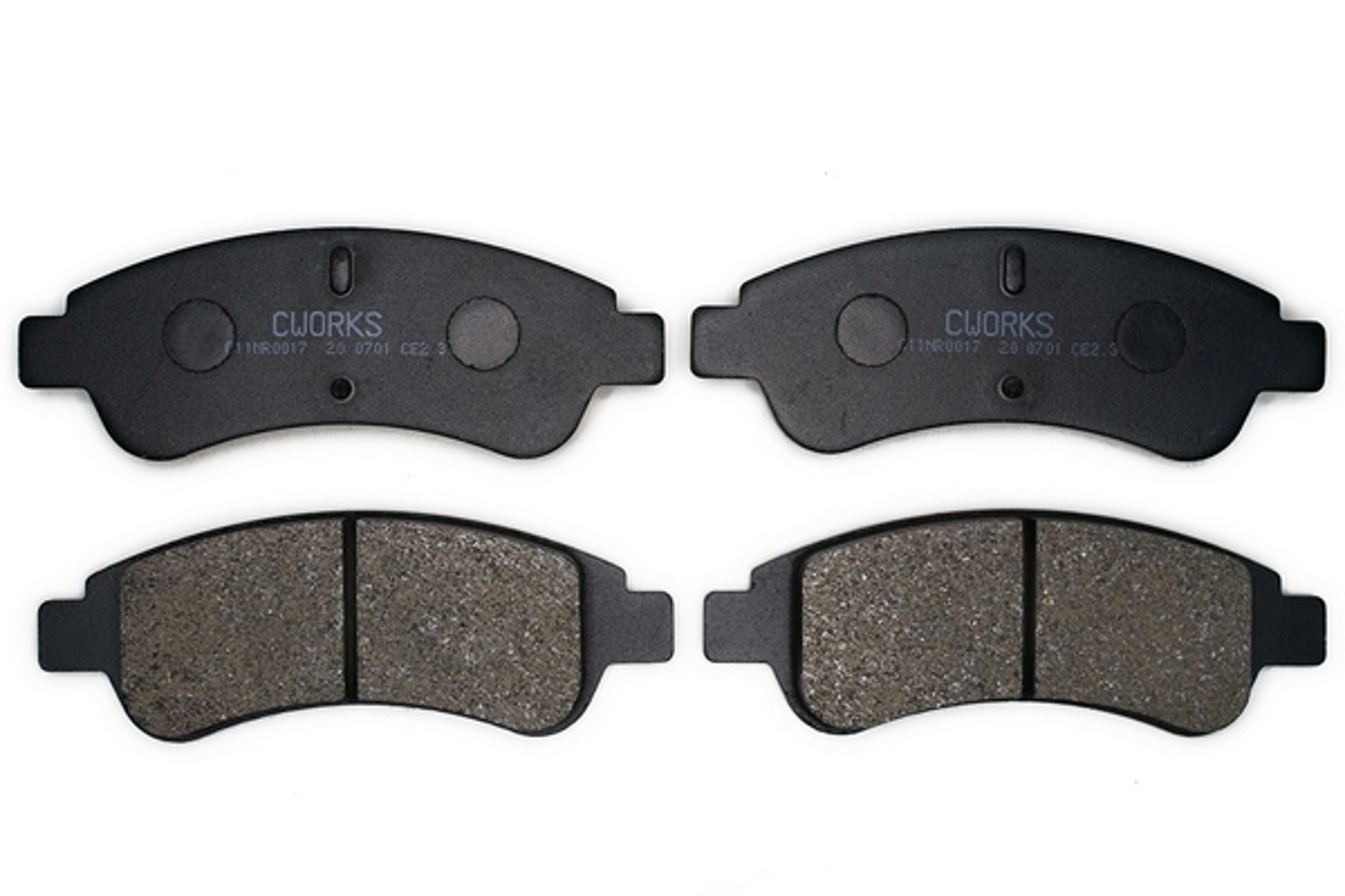 Тормозные колодки передние (безасбестовые) CWORKS C11NR0017