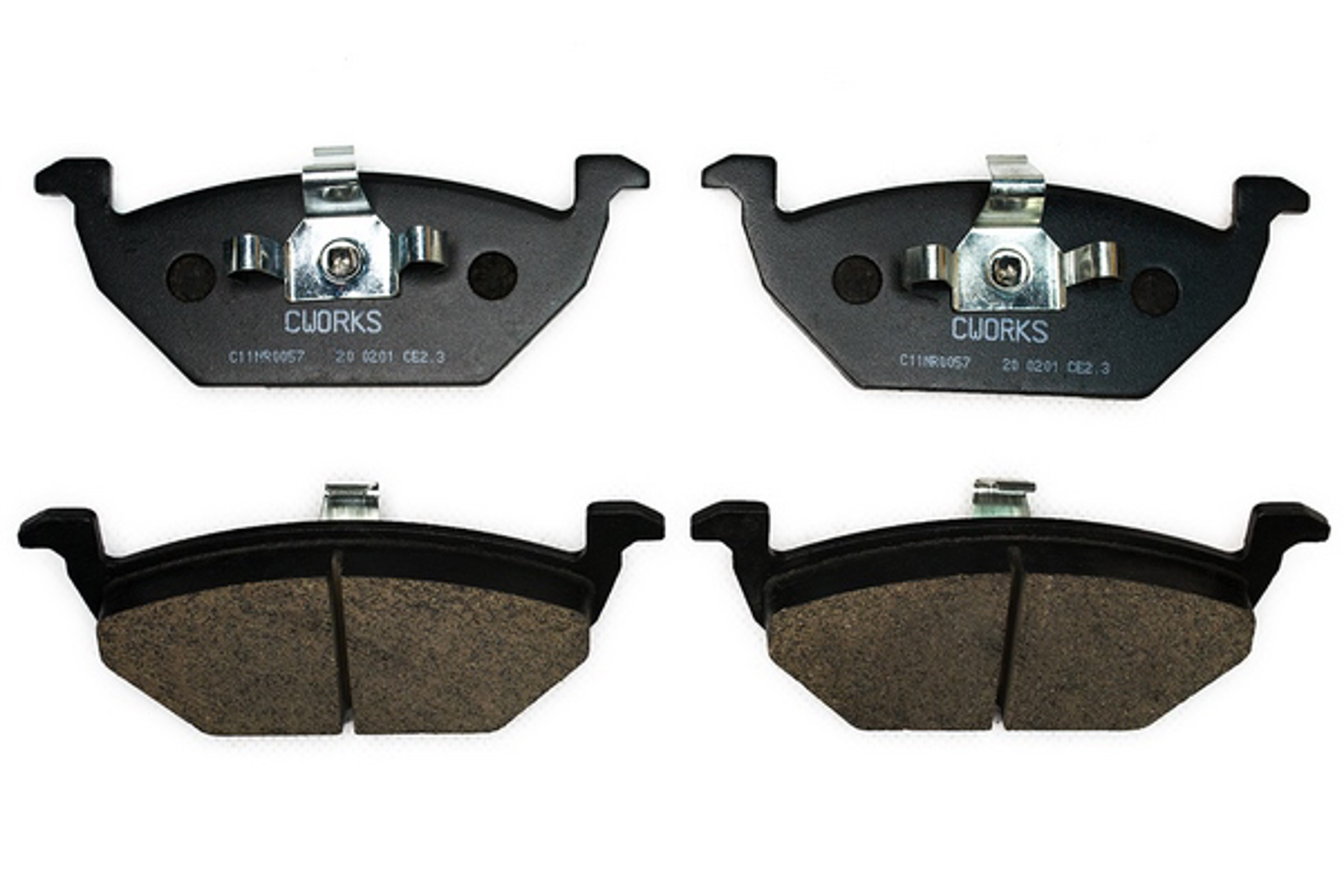 Тормозные колодки передние (безасбестовые) CWORKS C11NR0057