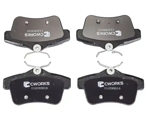 Колодки тормозные задние low metallic psa CWORKS C12CR0018