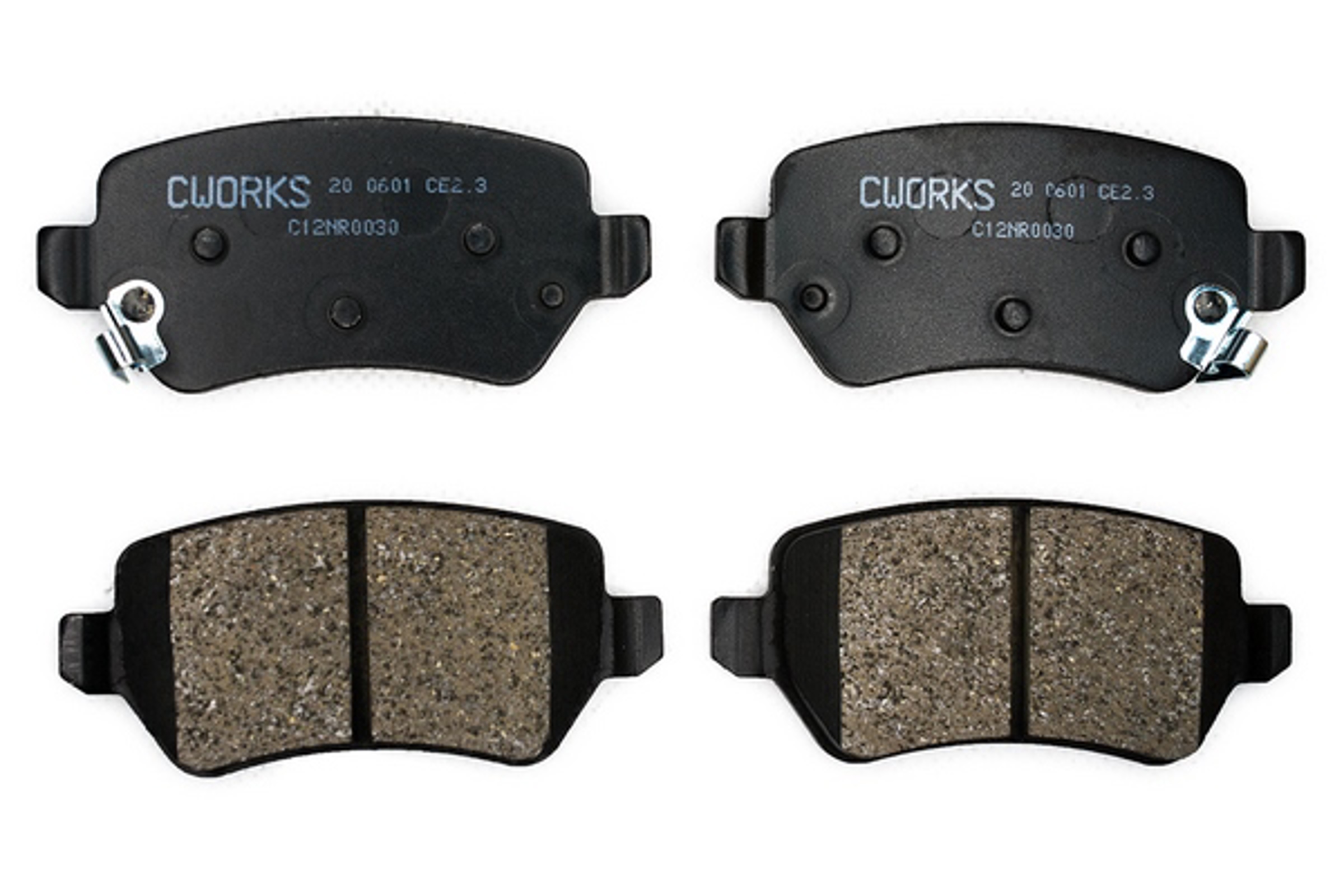 Тормозные колодки задние дисковые (безасбестовые) CWORKS C12NR0030