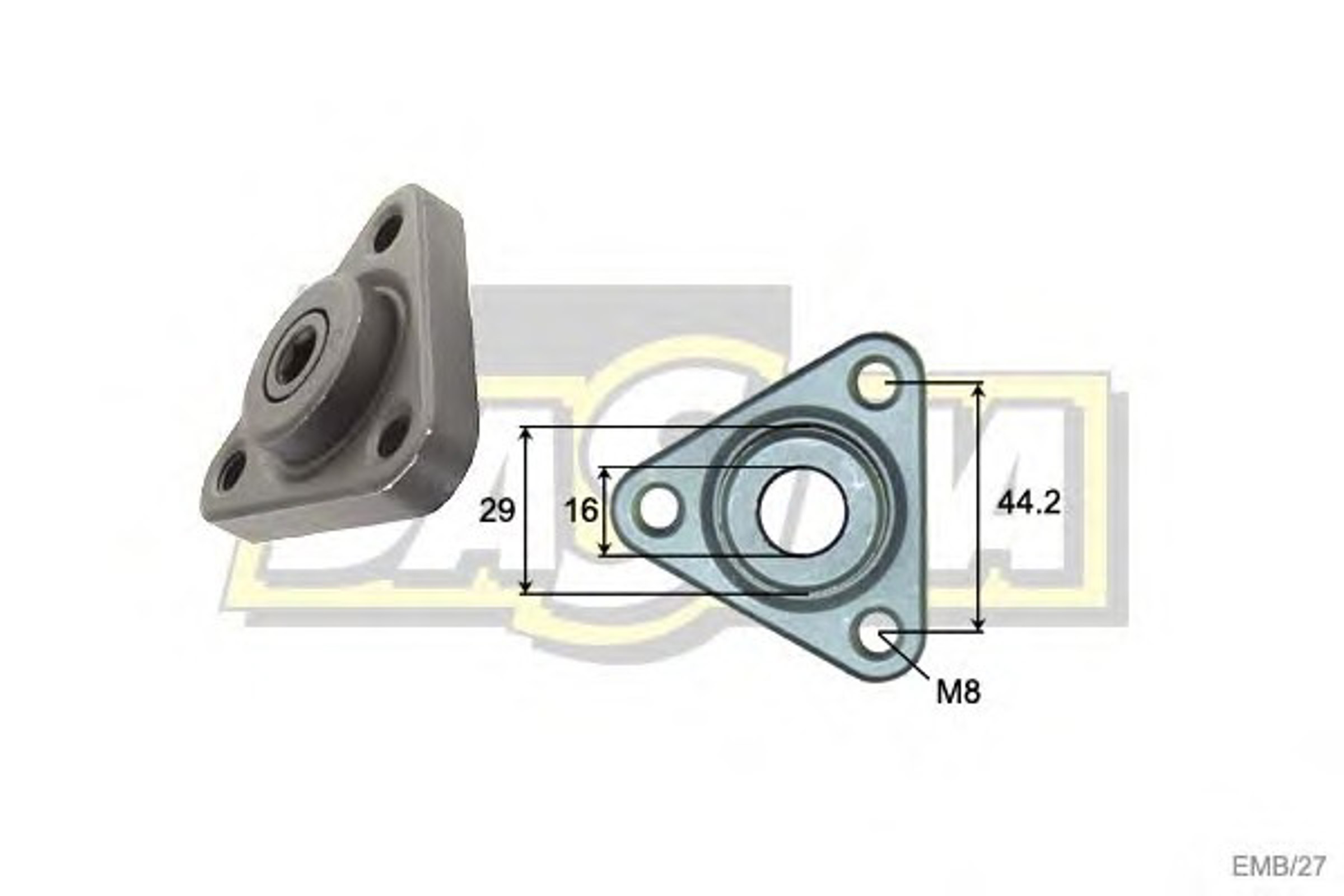 Насос гидроусилителя DA SILVA DP2124