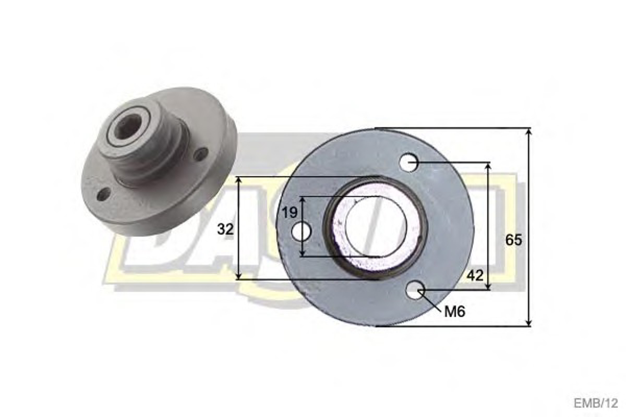 Насос гидроусилителя DA SILVA DP2351
