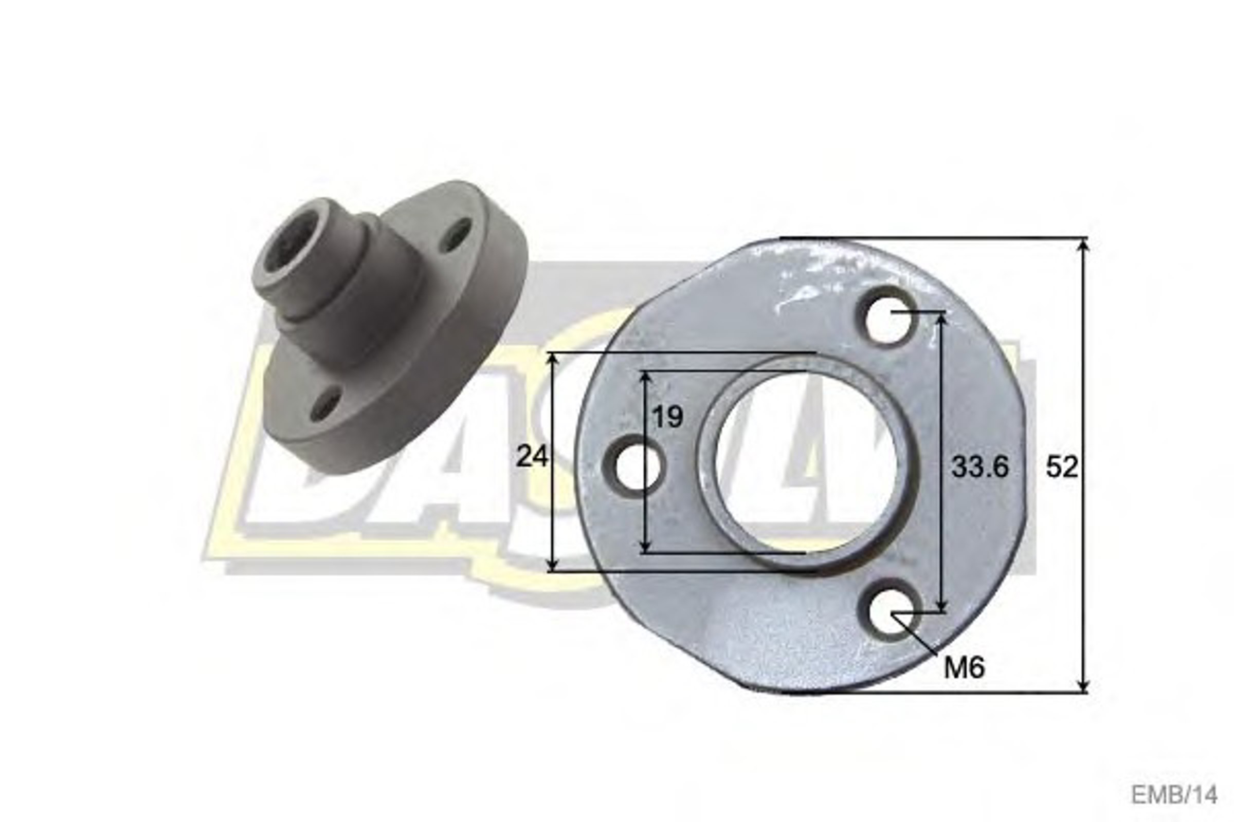 Насос гидроусилителя DA SILVA DP2628