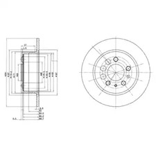 Тормозные диски DELPHI BG2103