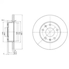 Тормозной диск DELPHI BG3426