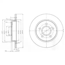 Тормозные диски DELPHI BG3896