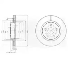 Диск тормозной DELPHI BG4131