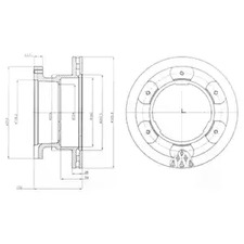 Диск тормозной DELPHI BG9069
