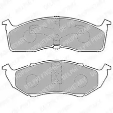 Колодка тормозная дисковая комплект DELPHI LP1531