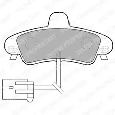 Тормозные колодки DELPHI LP1683