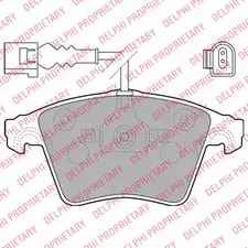 Колодки тормозные дисковые DELPHI LP1914