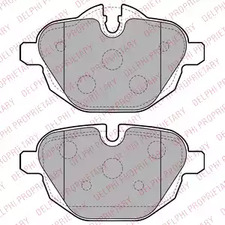 LP2162 DELPHI Комплект тормозных колодок, дисковый тормоз