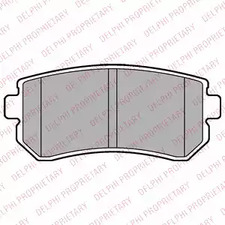 LP2303 DELPHI Колодки тормозные дисковые