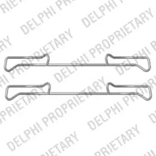 Комплектующие, колодки дискового тормоза DELPHI LX0436