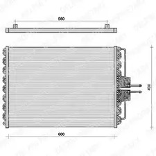 Конденсатор кондиционер DELPHI TSP0225061