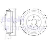 Барабан тормозной DELPHI BF561