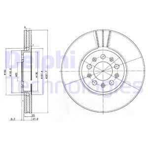 тормозные диски DELPHI BG3035C