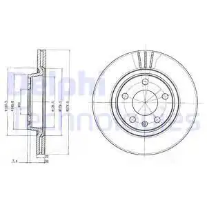 тормозные диски DELPHI BG3198