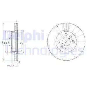 Тормозные диски DELPHI BG3520