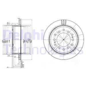 Тормозные диски DELPHI BG3557