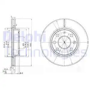 Тормозные диски DELPHI BG3568
