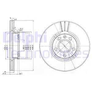 Тормозные диски DELPHI BG3696