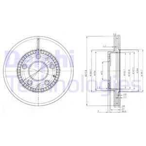 Тормозные диски DELPHI BG3724