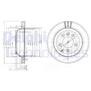 Тормозные диски DELPHI BG3775C