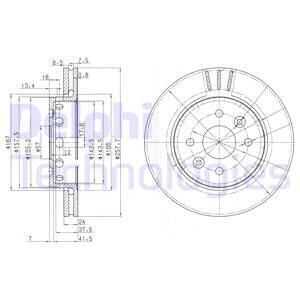 Тормозные диски DELPHI BG3803