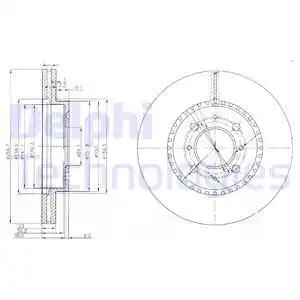 тормозные диски DELPHI BG3965