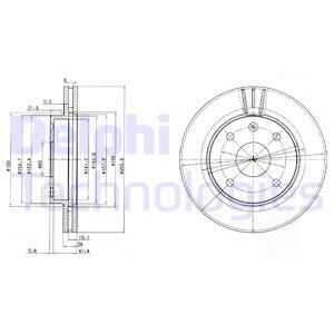 BG4003 DELPHI тормозные диски