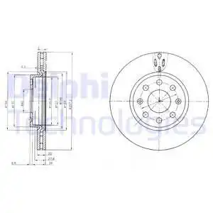 тормозные диски DELPHI BG4004