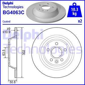 BG4063C DELPHI тормозные диски