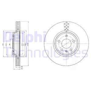 Диск тормозной DELPHI BG4080C