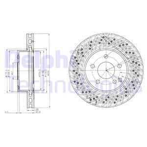 Тормозные диски DELPHI BG4142C