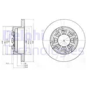Тормозные диски DELPHI BG4171