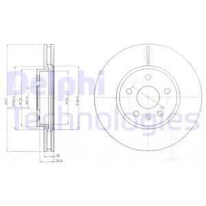 Тормозные диски DELPHI BG4189C