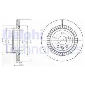 Тормозные диски DELPHI BG4270